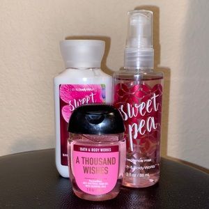 Bath and Body Works Sweet Pea set